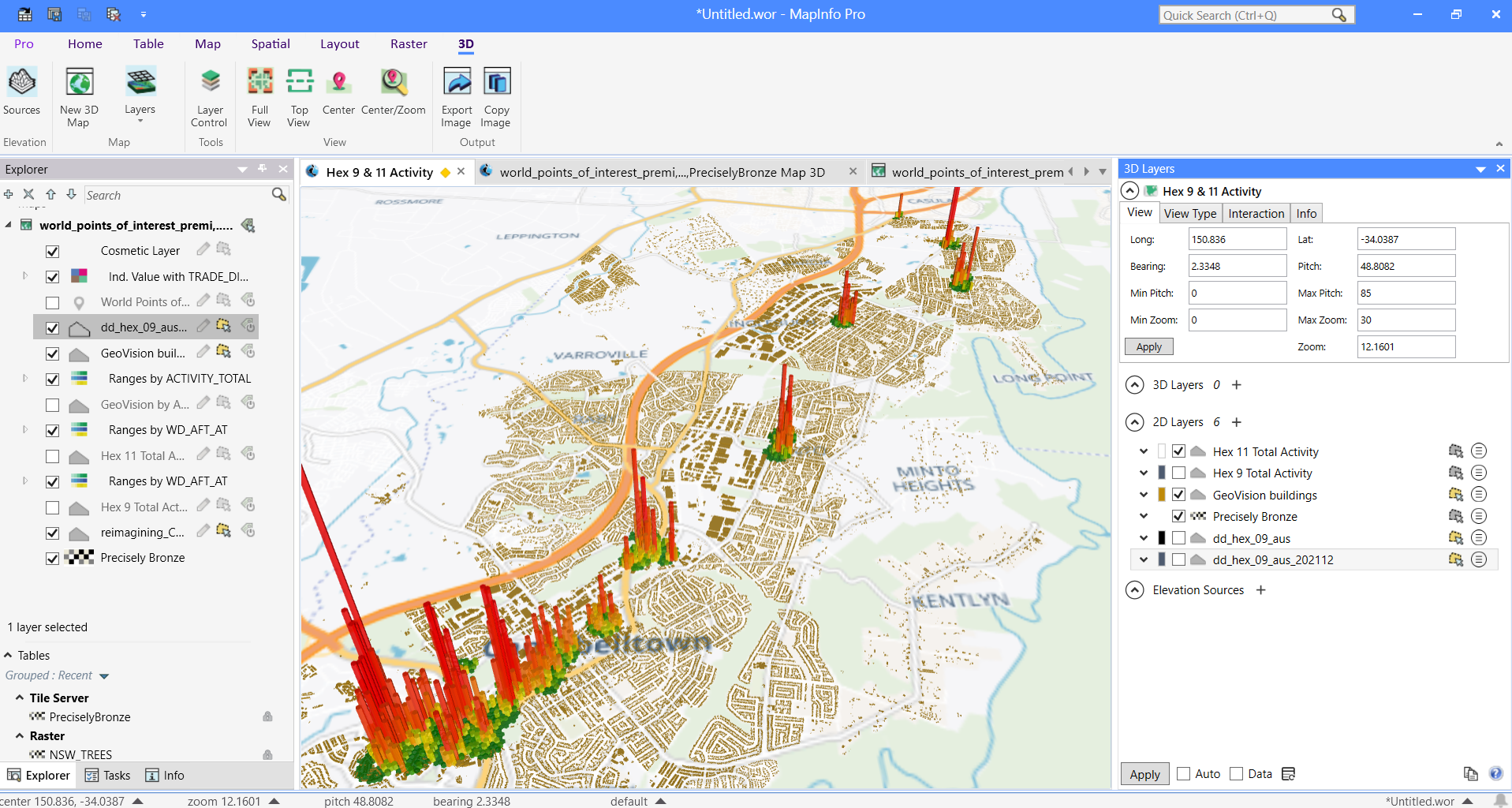 MapInfo Pro — Extração de informação de grandes arquivos espaciais